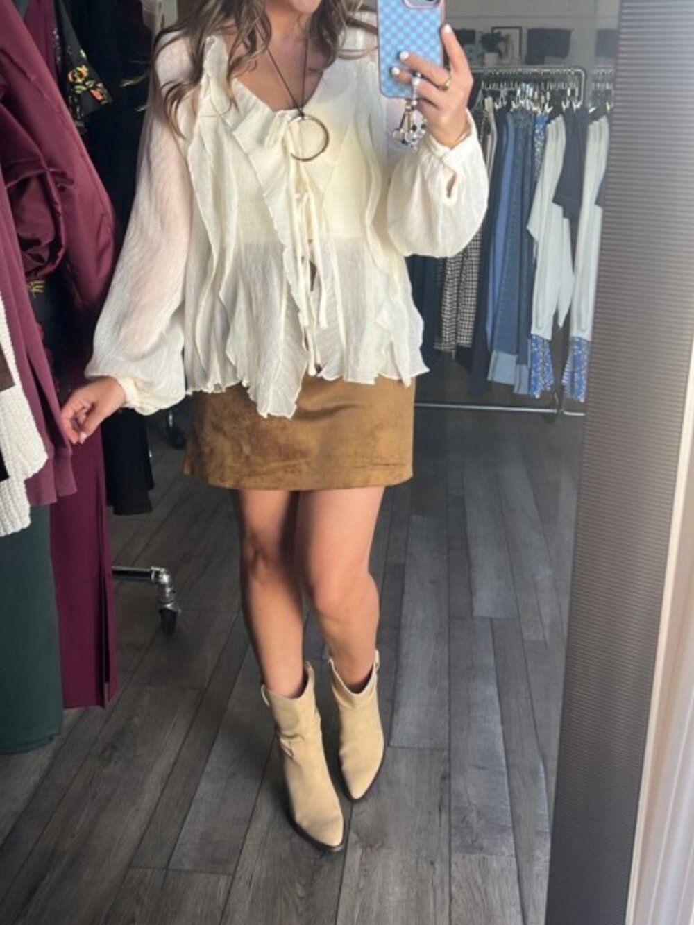 Juliet & the Ruffle Top - Cream
